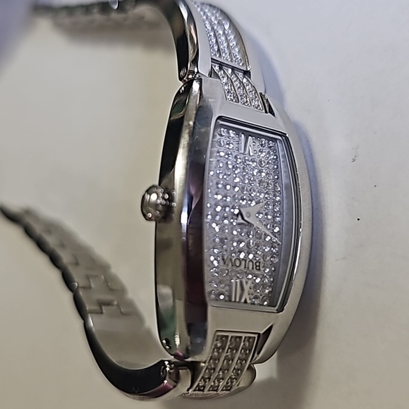 Bulova Crystal Bangle Watch - Picture 2 of 4